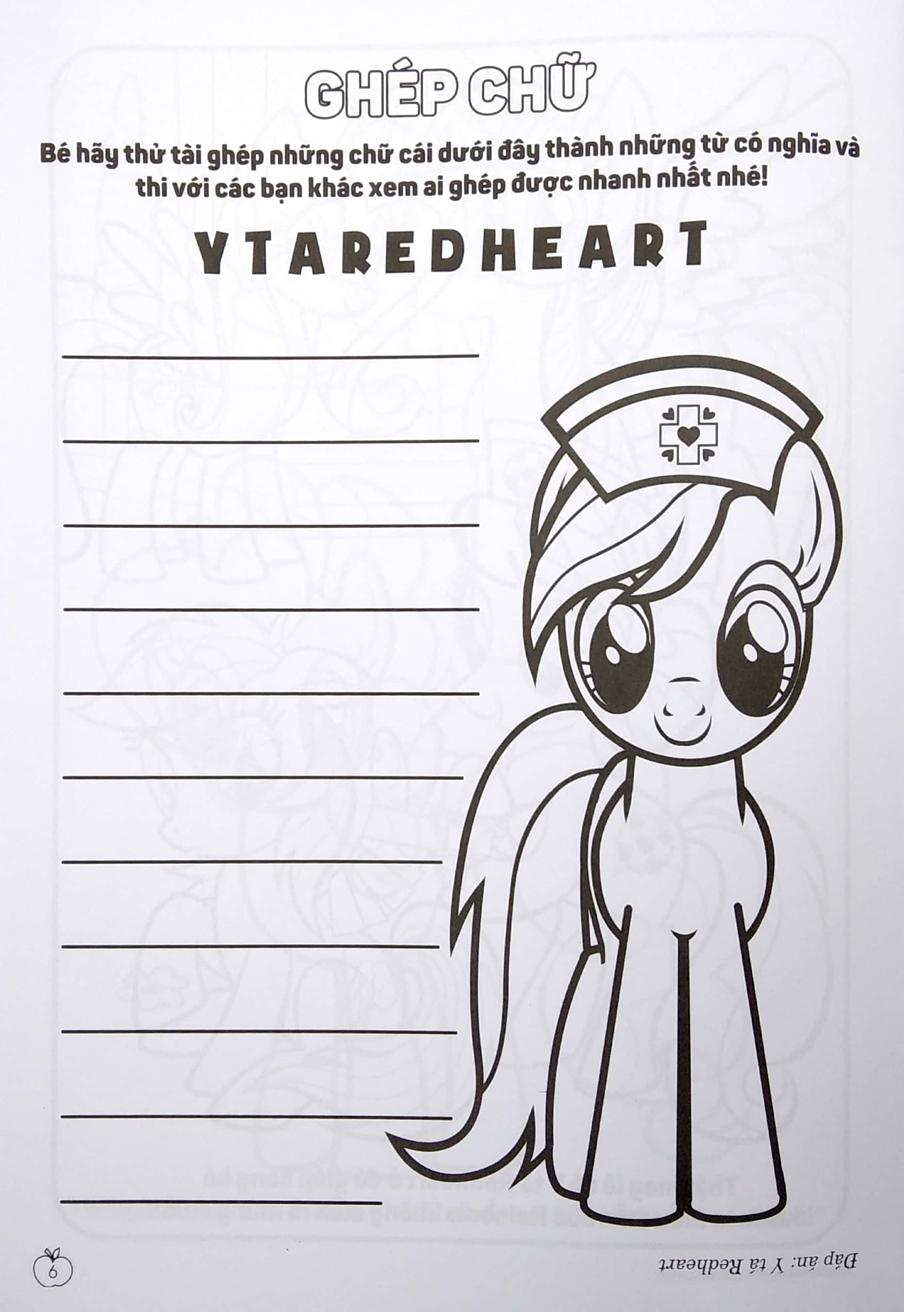 bộ my little pony - jumbo tô màu và các trò chơi 5 - Ảnh 6