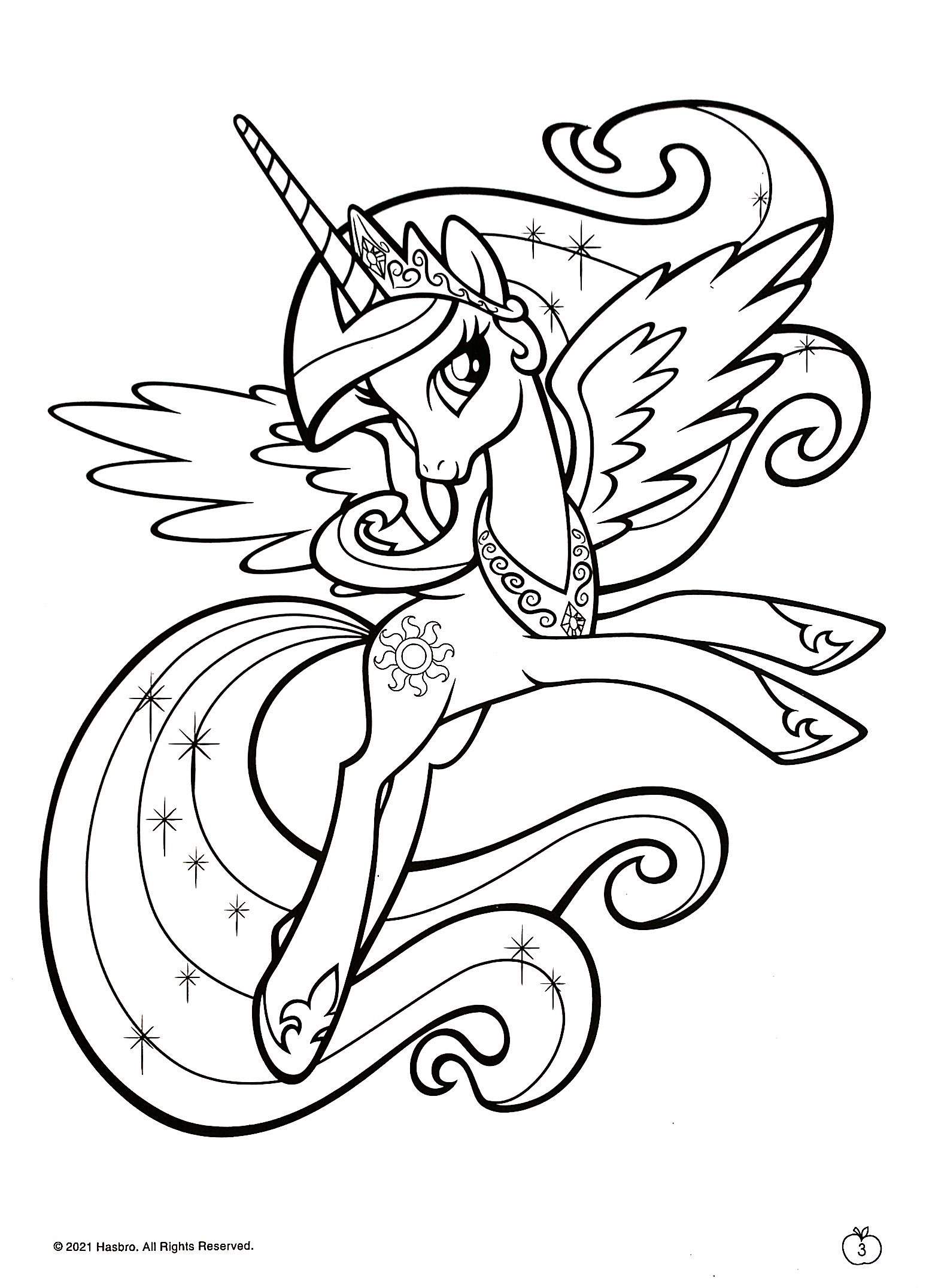 bộ my little pony - jumbo tô màu và các trò chơi 7 - Ảnh 5