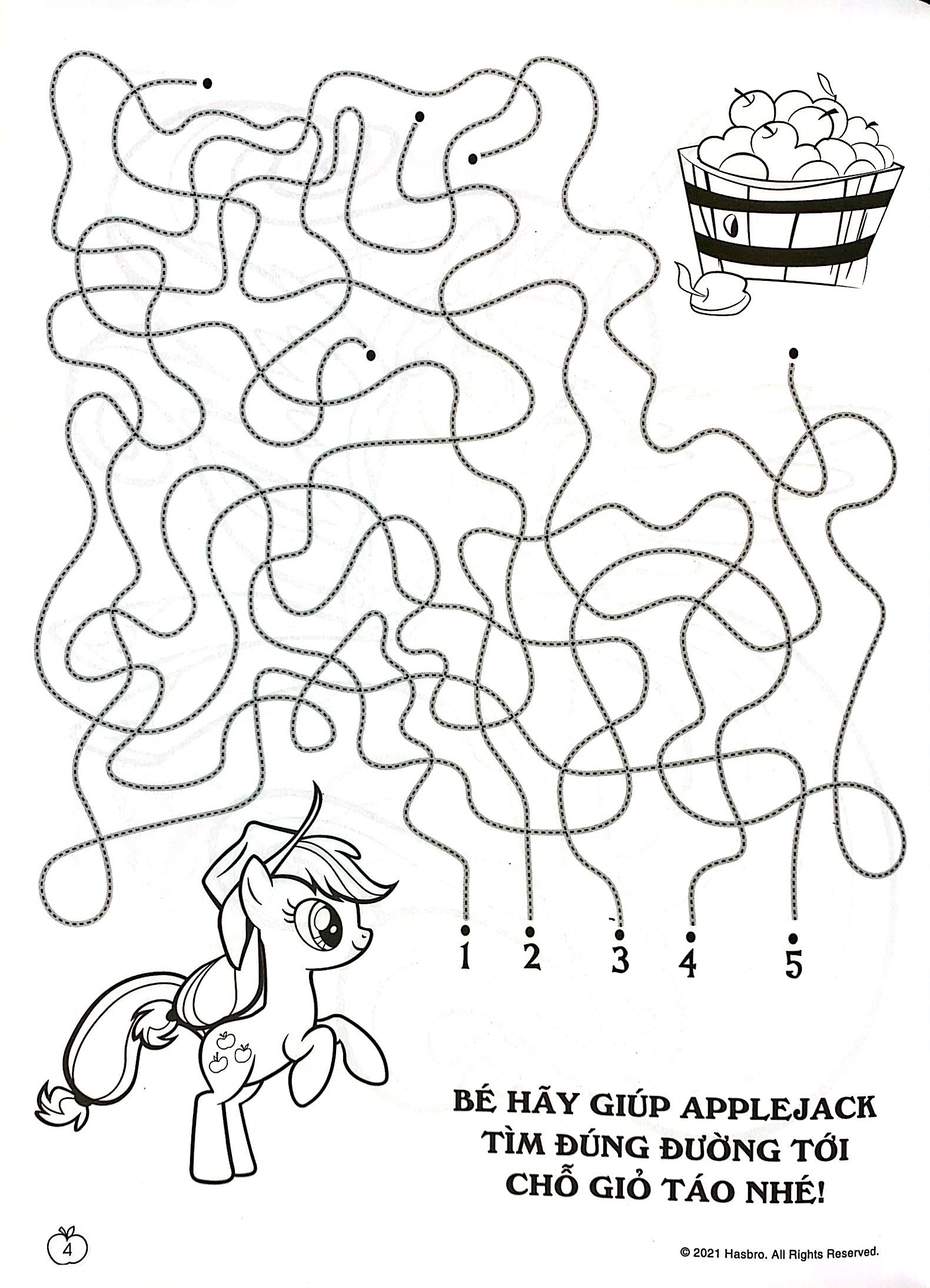 bộ my little pony - jumbo tô màu và các trò chơi 7 - Ảnh 6