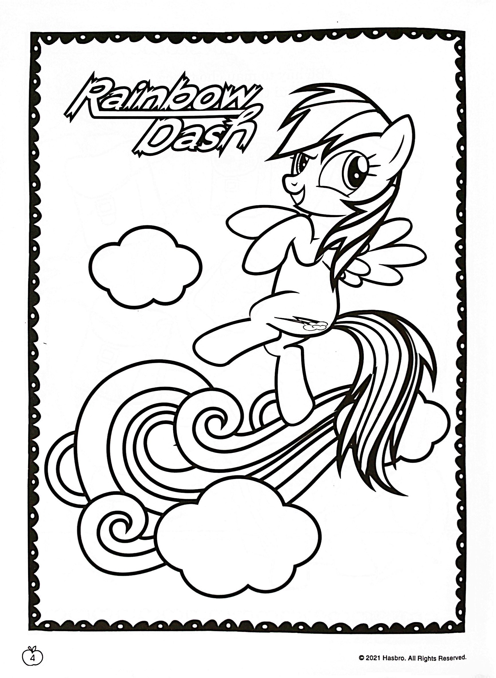 bộ my little pony - jumbo tô màu và các trò chơi 8 - Ảnh 6