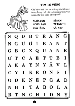 bộ my little pony - jumbo tô màu và các trò chơi - tập 2 - Ảnh 5