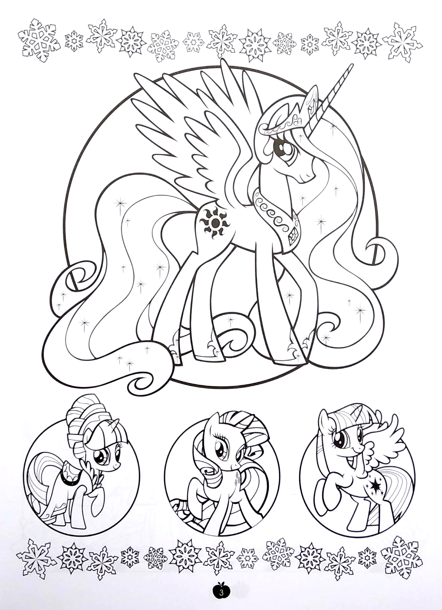 bộ my little pony - jumbo - tô màu và các trò chơi - tập 3 - Ảnh 4