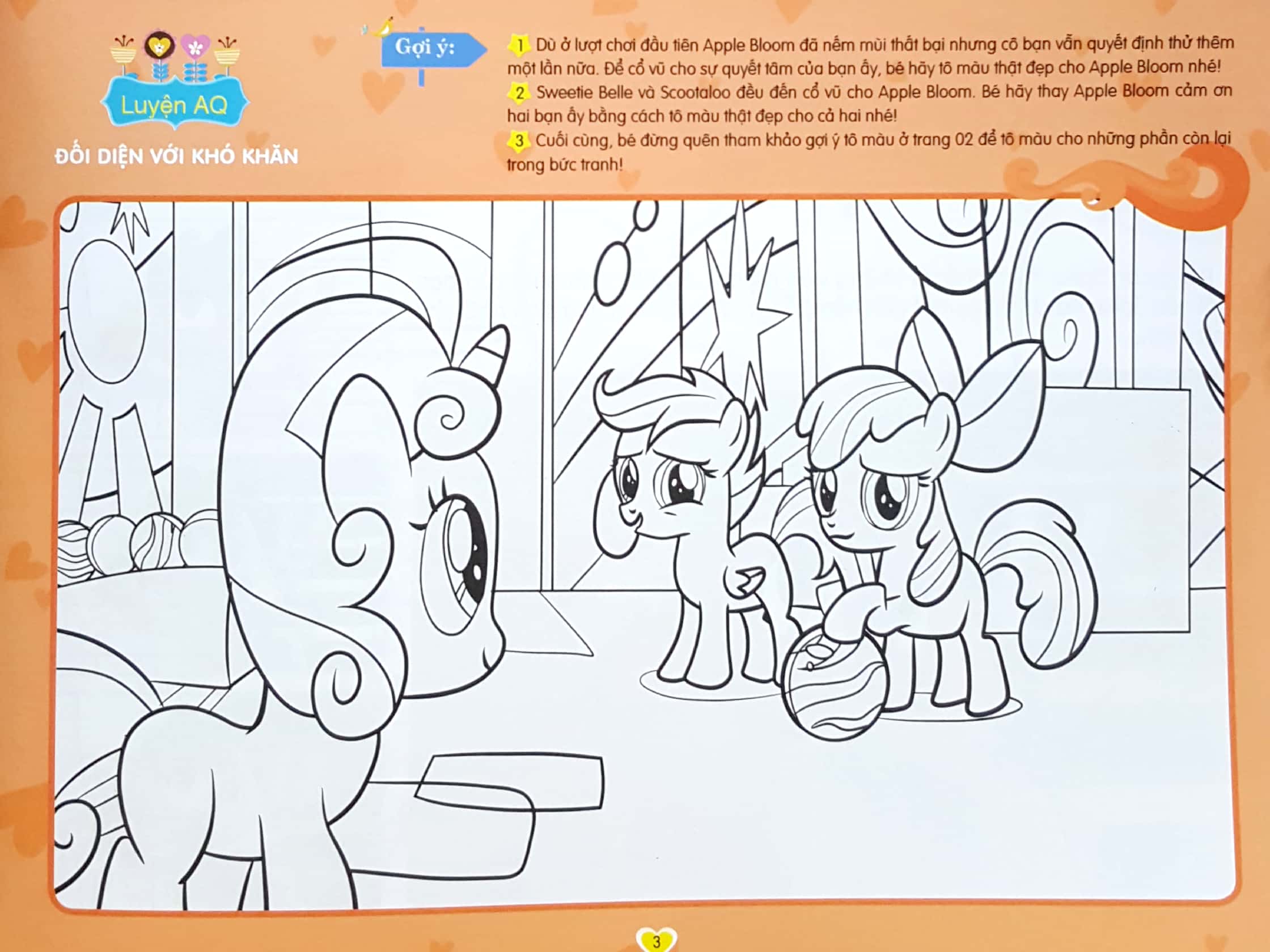 bộ my little pony - tập tô màu sáng tạo 4q - thung lũng sắc màu - Ảnh 3