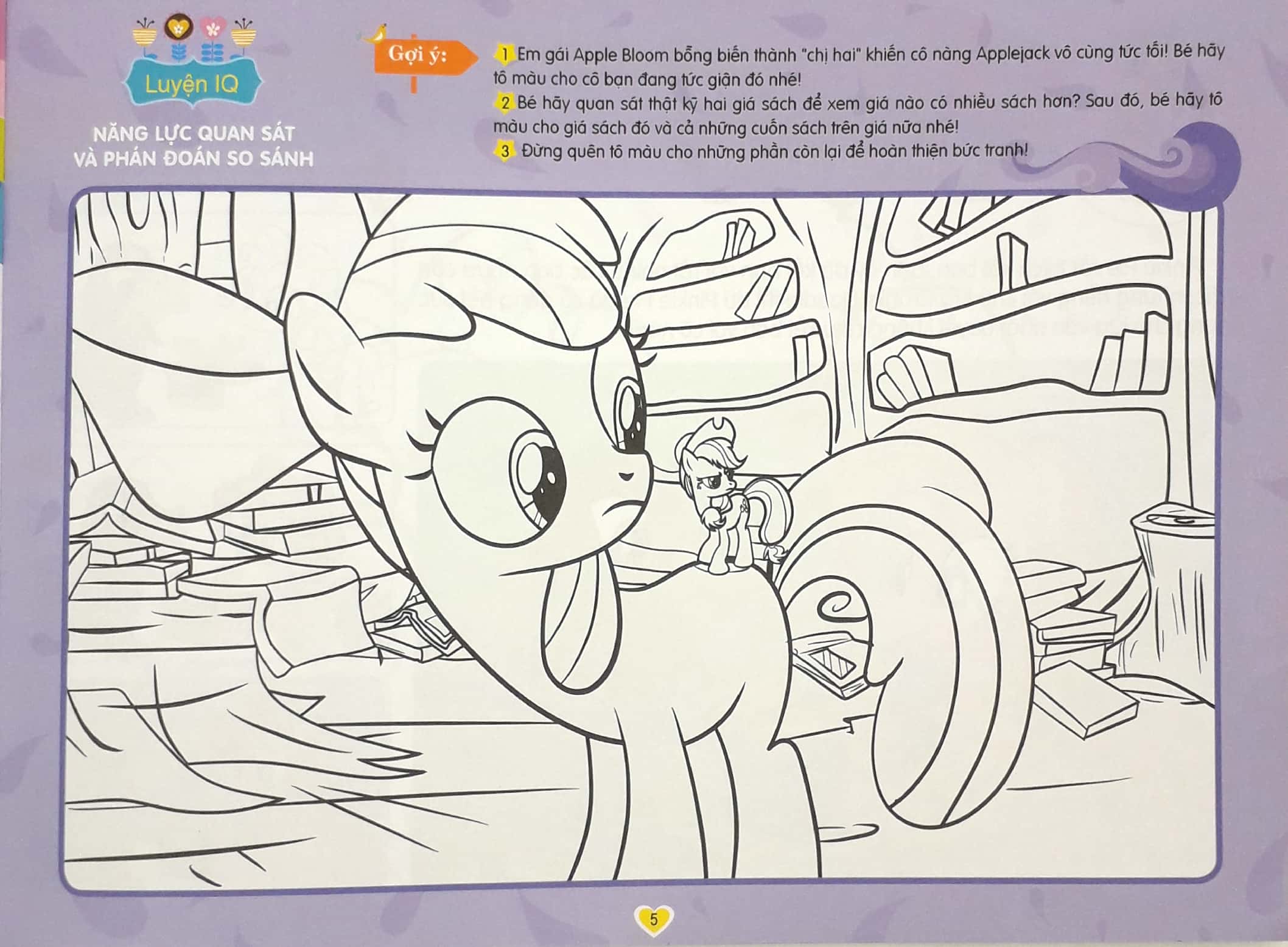 bộ my little pony - tô màu sáng tạo 4q: tình bạn trong sáng - Ảnh 6