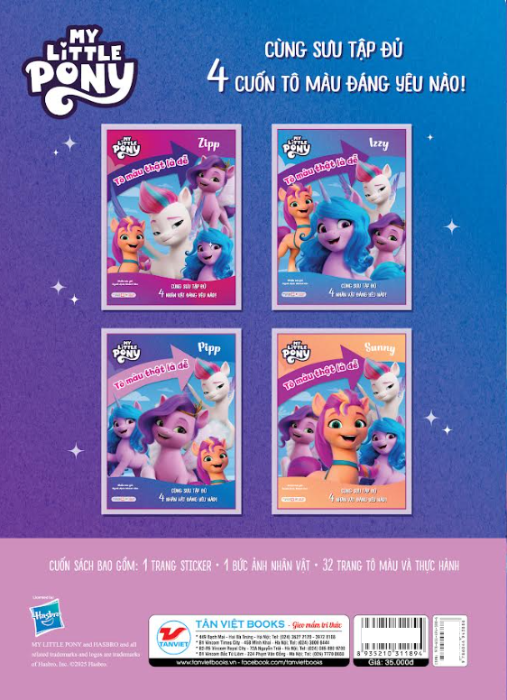 Bộ My Little Pony - Tô Màu Thật Là Dễ - Pipp - Cùng Sưu Tập Đủ 4 Nhân Vật Đáng Yêu Nào! - Ảnh 5