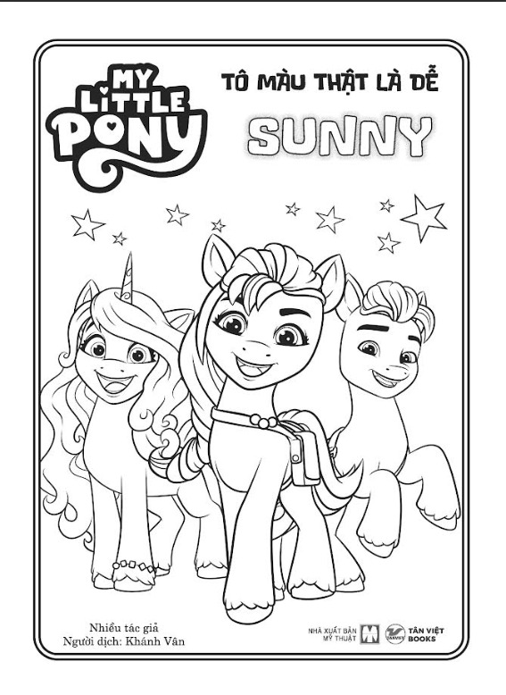 Bộ My Little Pony - Tô Màu Thật Là Dễ - Sunny - Cùng Sưu Tập Đủ 4 Nhân Vật Đáng Yêu Nào! - Ảnh 3