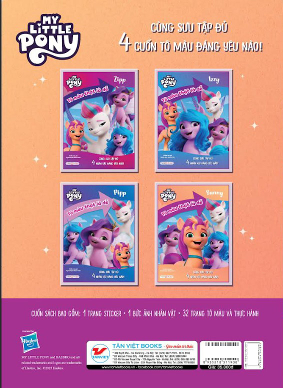Bộ My Little Pony - Tô Màu Thật Là Dễ - Sunny - Cùng Sưu Tập Đủ 4 Nhân Vật Đáng Yêu Nào! - Ảnh 5