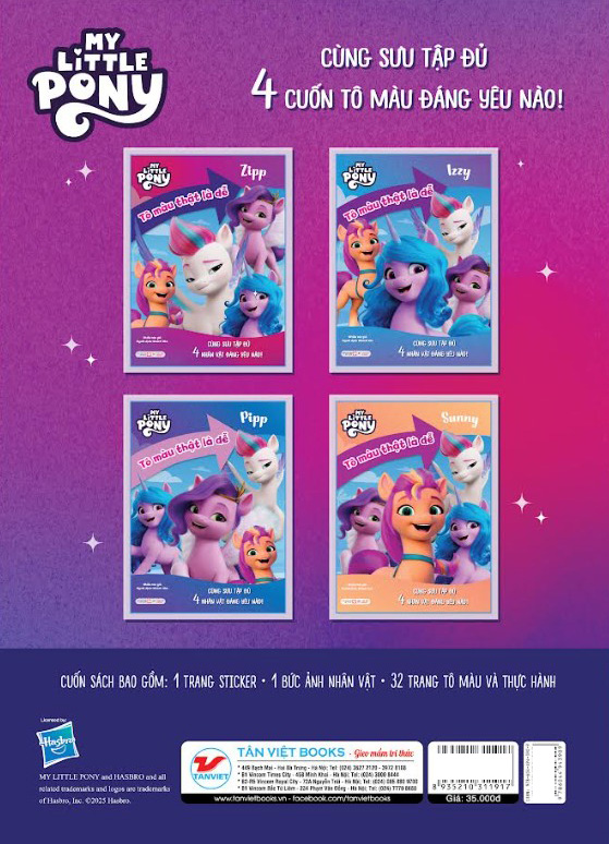Bo
						
										
										My Little Pony - To Mau That La De - Zipp - Cung Suu Tap Du 4 Nhan Vat Dang Yeu Nao! - Ảnh 5