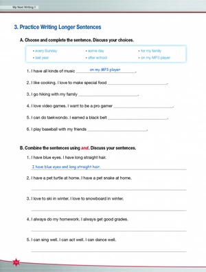 bộ my next writing 1 student book - Ảnh 6