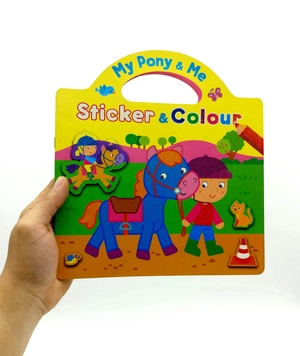 bộ my pony & me sticker & colour 2 - Ảnh 7