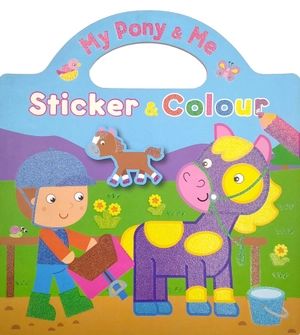 bộ my pony & me sticker & colour 3 - Ảnh 3