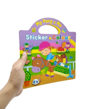 bộ my pony & me sticker & colour 4 - Ảnh 2