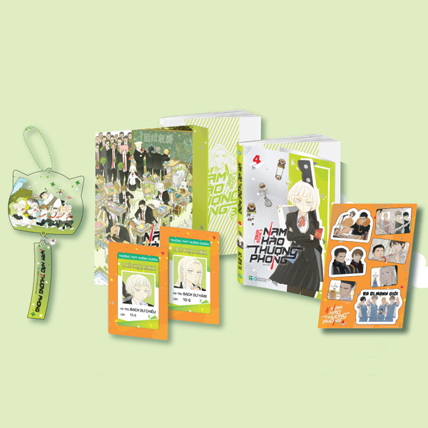 Bộ Nam Hào Thượng Phong - Tập 4 - Bản Sưu Tầm - Tặng Kèm 1 Box Nam Châm + 1 Chuông Gió Acrylic + 1 Set Sticker + 2 Thẻ Học Sinh Đựng Trong Bao