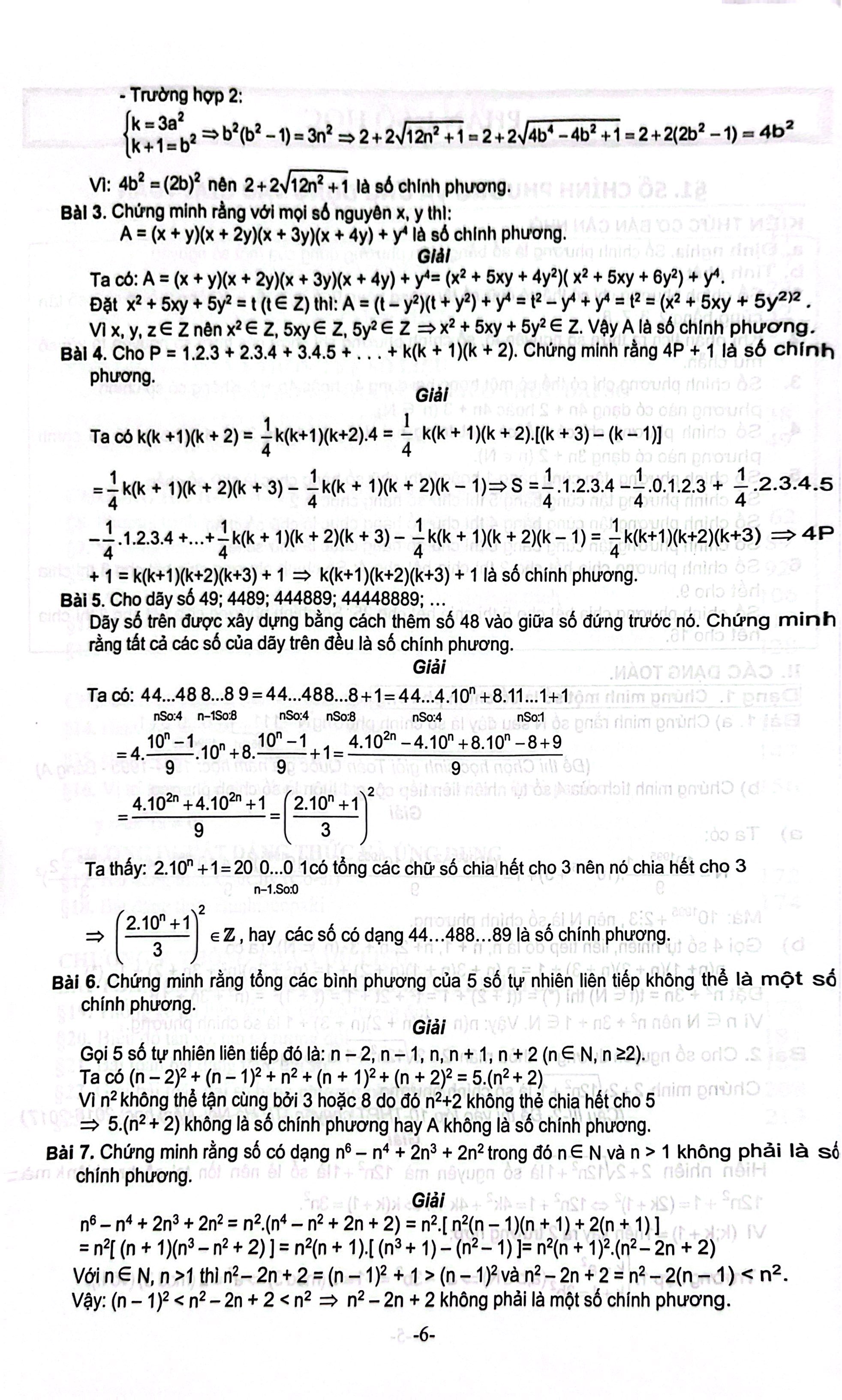Bộ Nâng Cao Toán 9 - Tập 1 - Số Học Đại Số Và Thống Kê Số Liệu - Ảnh 6