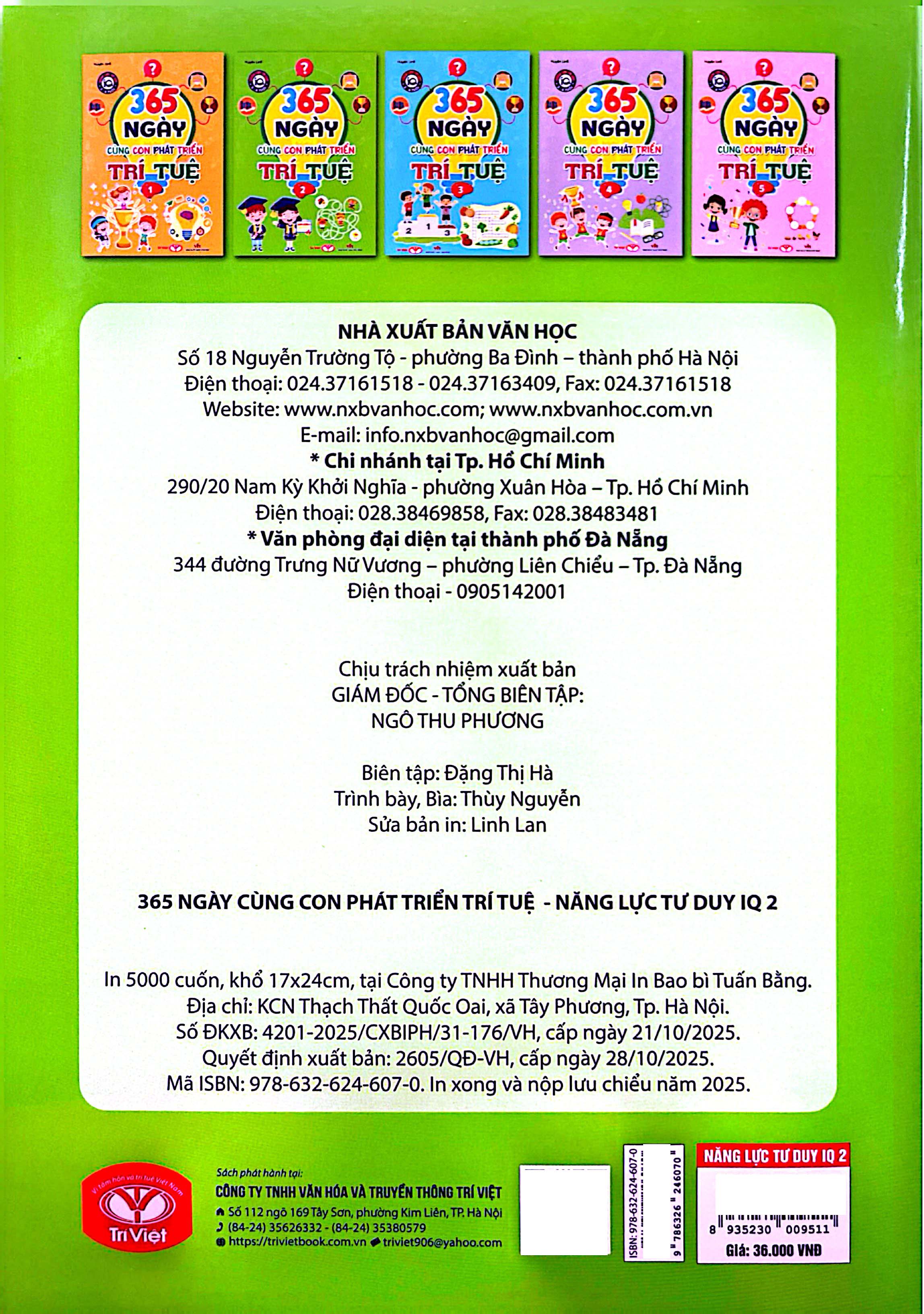Bộ
						
										
										Năng Lực Tư Duy IQ 3-6 Tuổi - 365 Ngày Cùng Con Phát Triển Trí Tuệ - Tập 2 - Ảnh 6