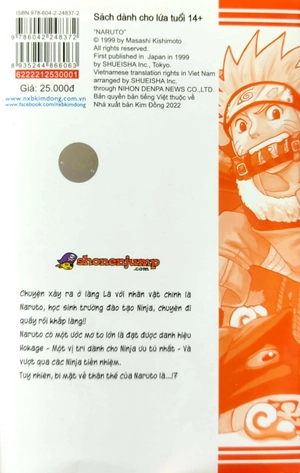 bộ naruto - tập 1 - uzumaki naruto (tái bản 2022) - Ảnh 7