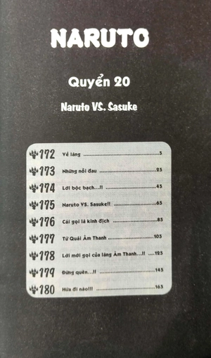 bộ naruto - tập 20 - naruto vs. sasuke!! (tái bản 2022) - Ảnh 3