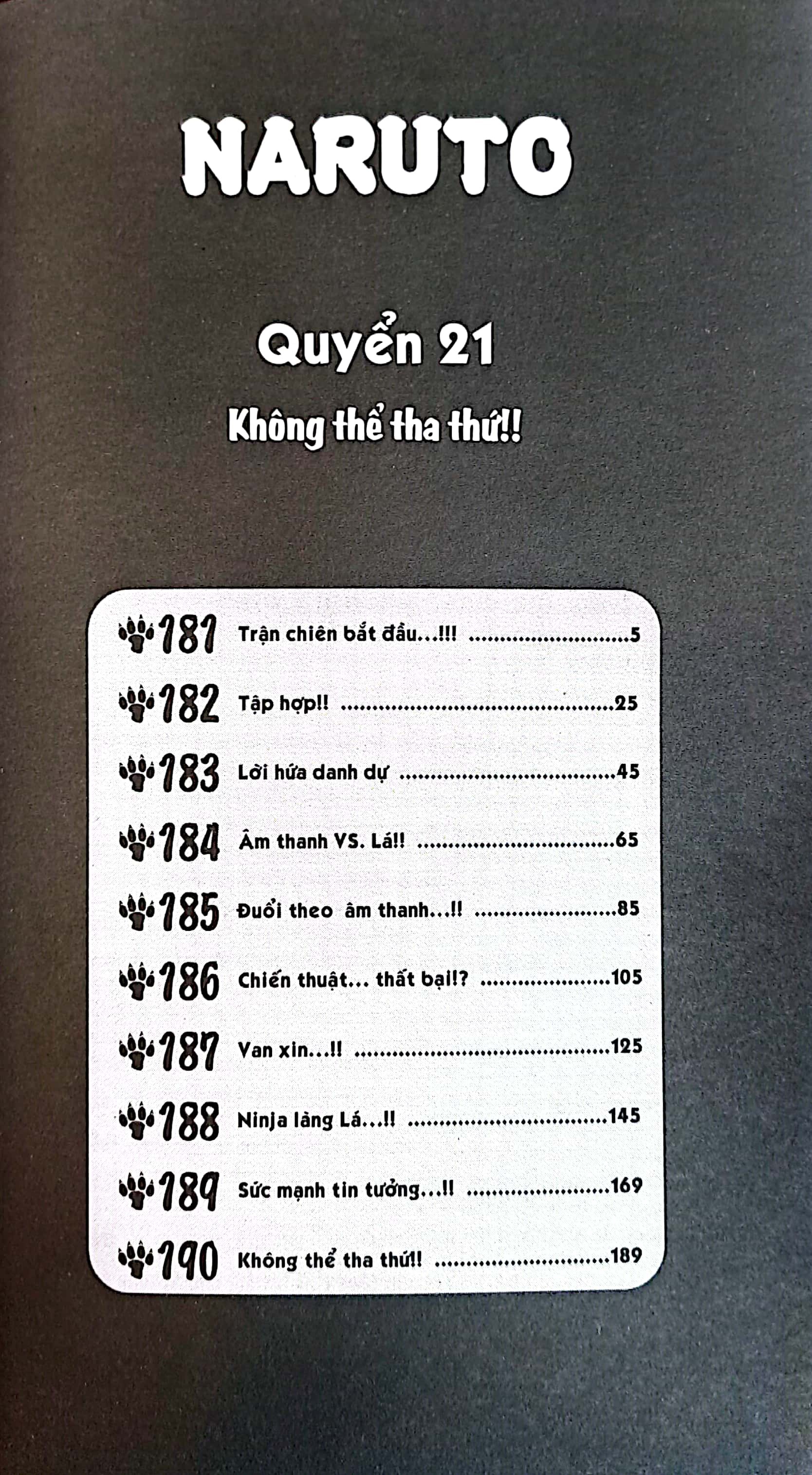 Bộ Naruto - Tập 21 - Không Thể Tha Thứ!! (Tái Bản 2025) - Ảnh 3