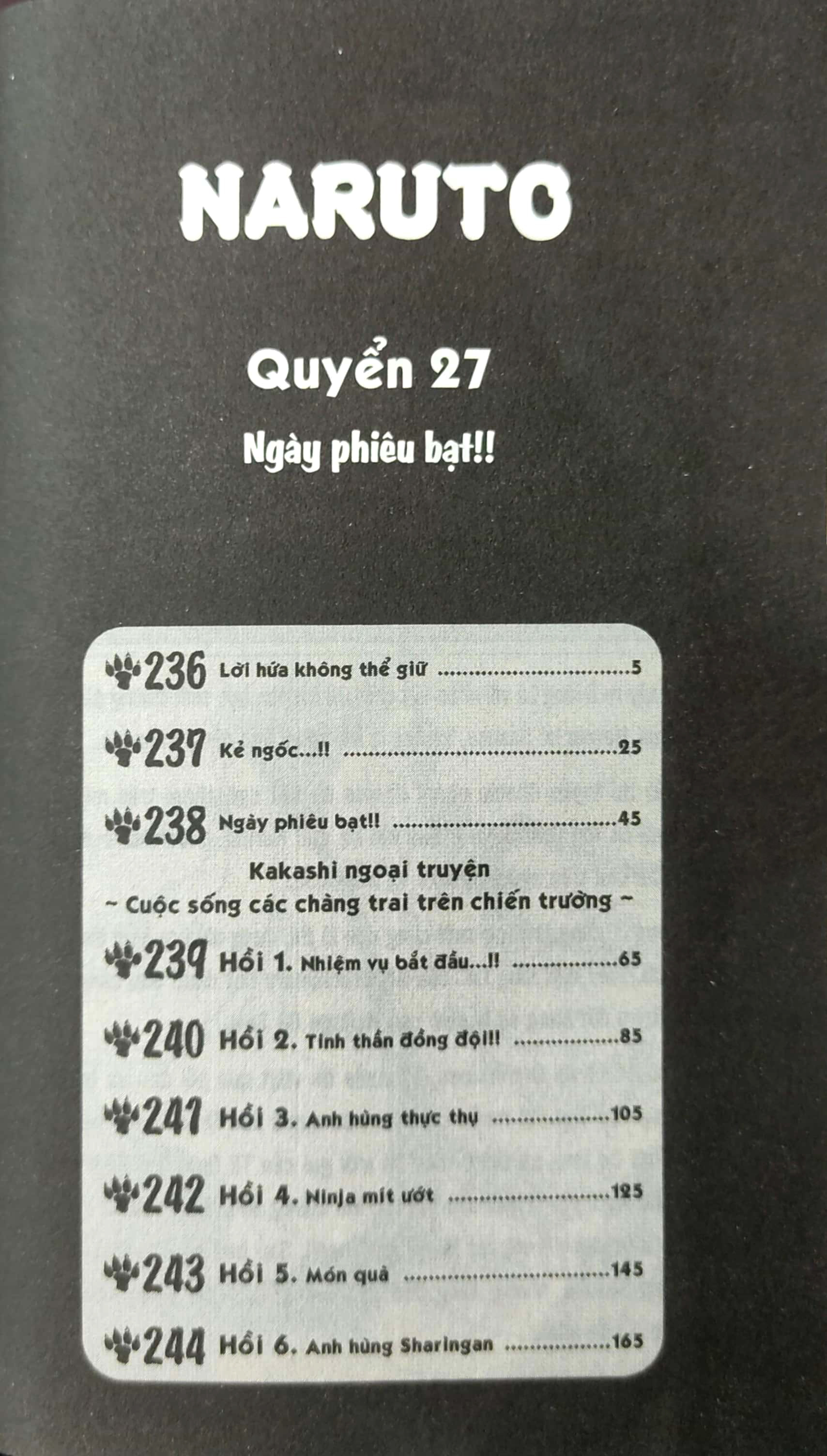 bộ naruto - tập 27 - ngày phiêu bạt!! (tái bản 2022) - Ảnh 3