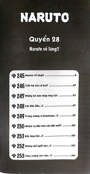 bộ naruto - tập 28 - naruto về làng!! (tái bản 2022) - Ảnh 3