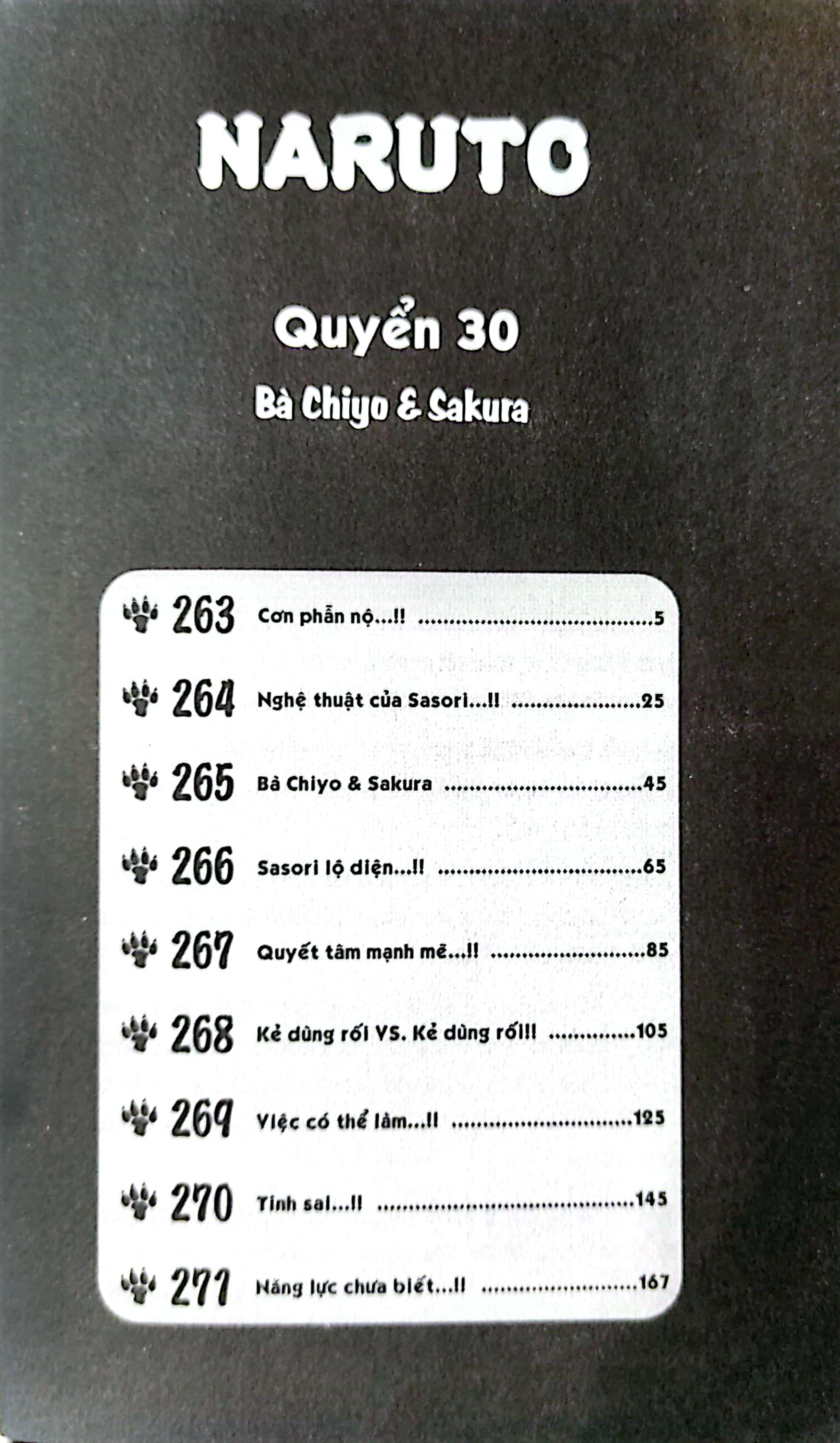 bộ naruto - tập 30 - bà chiyo & sakura (tái bản 2022) - Ảnh 3