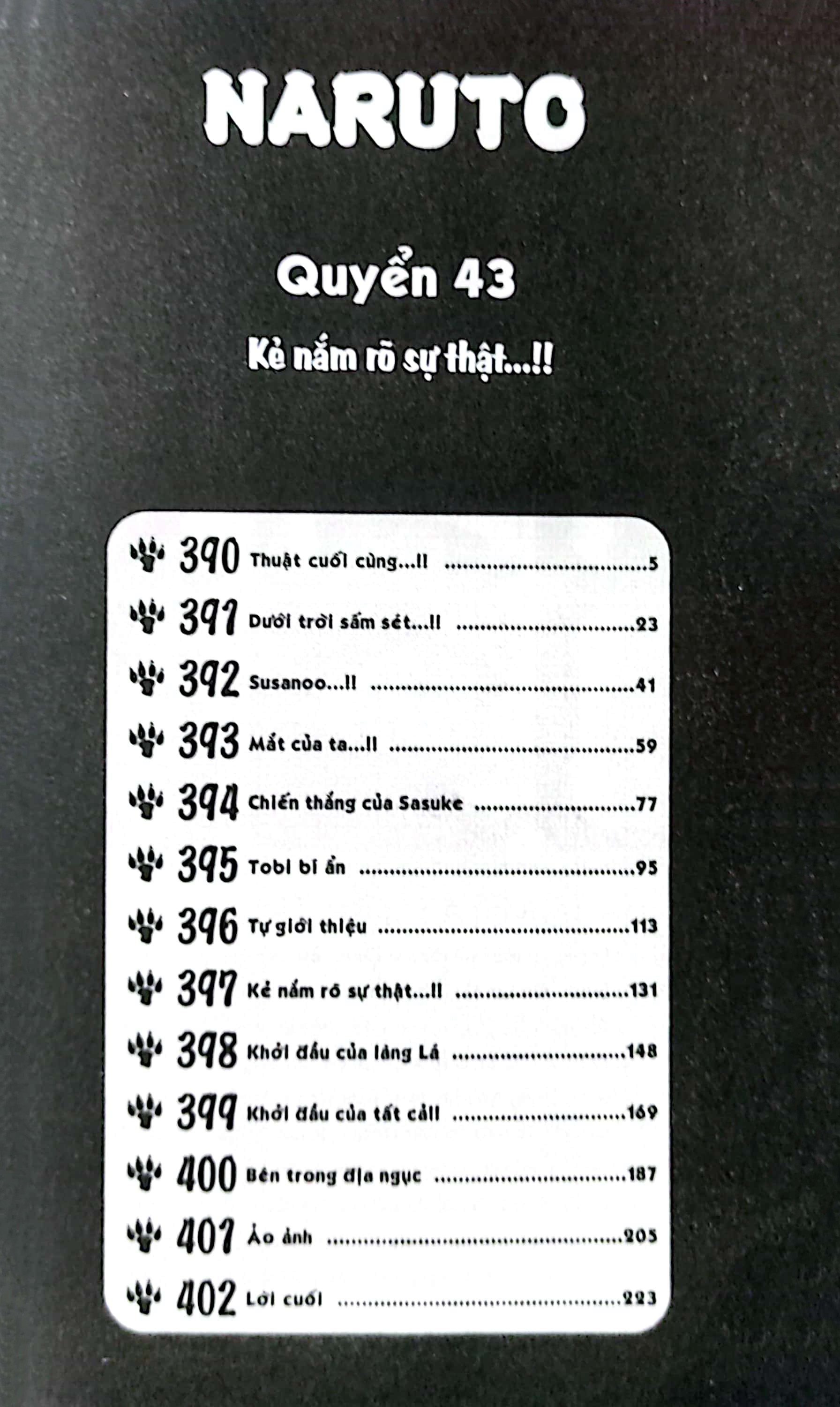Bộ Naruto - Tập 43 - Kẻ Nắm Rõ Sự Thật…!! (Tái Bản 2025) - Ảnh 3