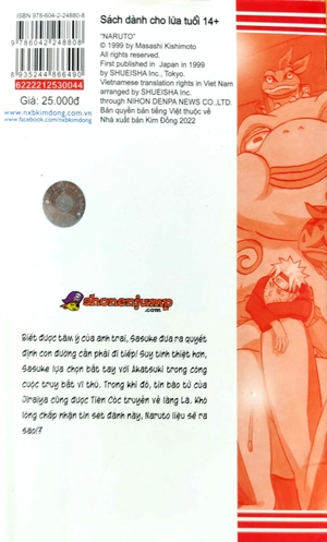 bộ naruto - tập 44 - truyền thụ tiên thuật…!! (tái bản 2022) - Ảnh 7