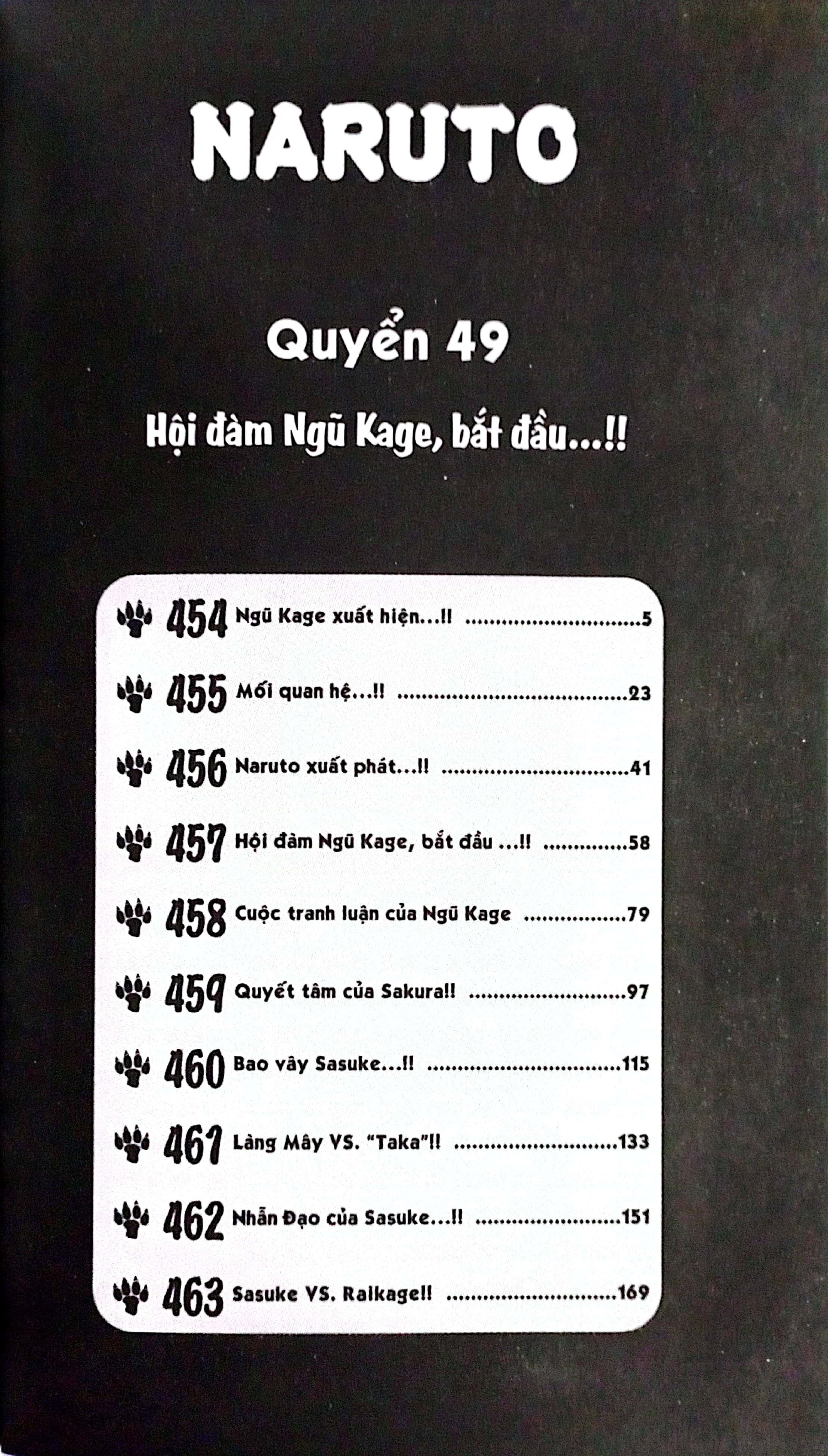 Bộ Naruto - Tập 49 - Hội Đàm Ngũ Kage, Bắt Đầu…!! (Tái Bản 2025) - Ảnh 3