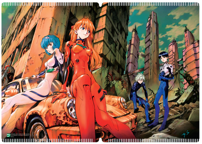 bộ neon genesis evangelion - collectorℹs edition - tập 4 - tặng kèm clearcard holder 4 nhân vật shinji, rei, asuka, kaworu - Ảnh 3