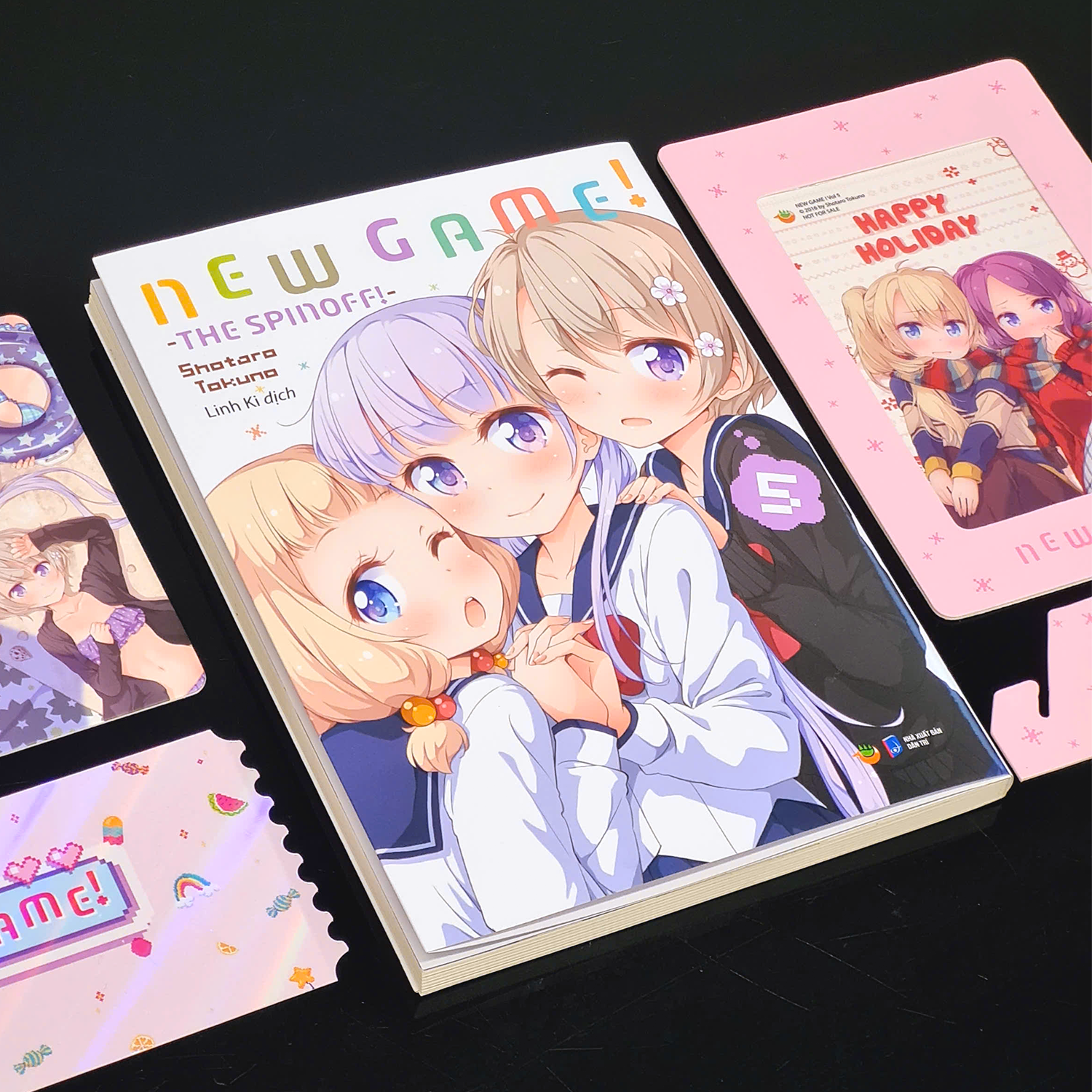 Bộ New Game - Tập 5 - Bản Đặc Biệt - Tặng Kèm Postcard + Ticket Hologram + Card PVC + Khung Tranh Bồi Cứng - Ảnh 4