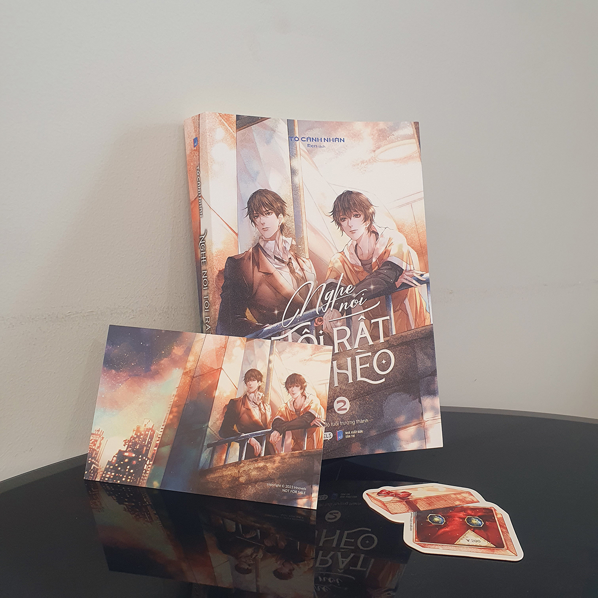 bộ nghe nói tôi rất nghèo - tập 2 - tặng kèm bookmark bo viền + postcard 2 mặt - Ảnh 3