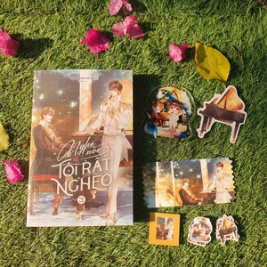 bộ nghe nói tôi rất nghèo - tập 3 - bản đặc biệt - tặng kèm bookmark bo viền + ticket cán nhũ + set sticker + standee chibi - Ảnh 4