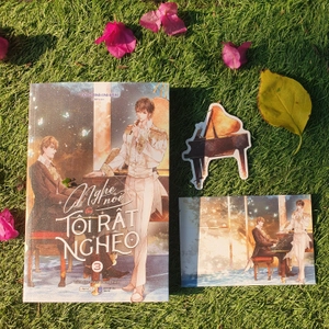bộ nghe nói tôi rất nghèo - tập 3 - bản đặc biệt - tặng kèm bookmark bo viền + ticket cán nhũ + set sticker + standee chibi - Ảnh 5