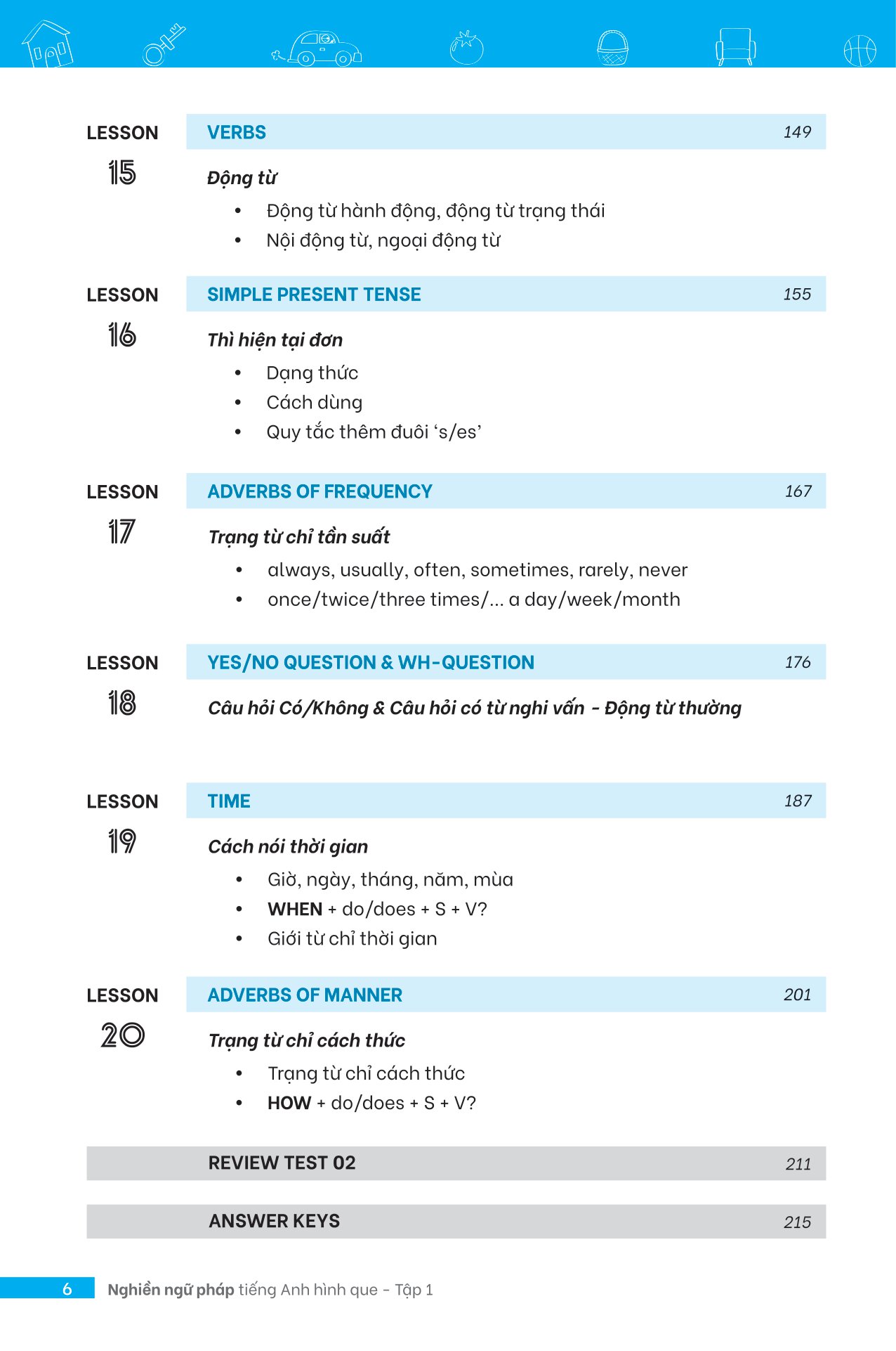 bộ nghiền ngữ pháp tiếng anh hình que - tập 1: cơ bản - Ảnh 7