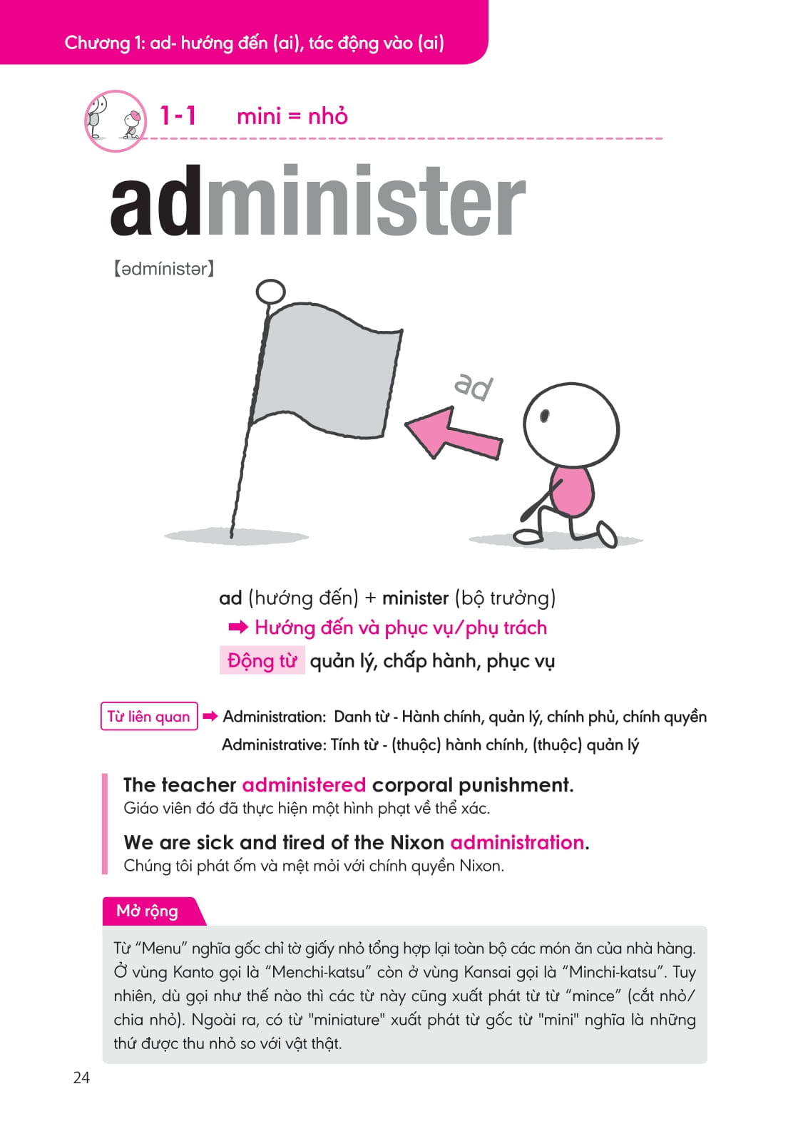 bộ nghiền từ vựng tiếng anh - học qua gốc từ bằng hình ảnh - gốc từ là bí quyết để ghi nhớ hàng nghìn từ vựng - quyển 1 - Ảnh 10