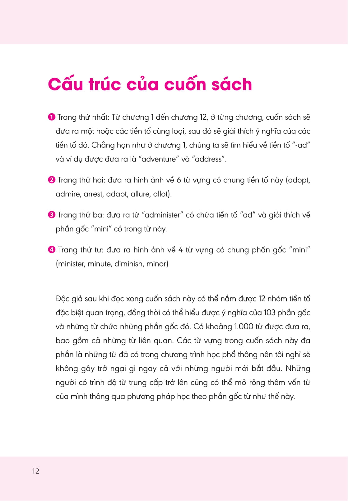 bộ nghiền từ vựng tiếng anh - học qua gốc từ bằng hình ảnh - gốc từ là bí quyết để ghi nhớ hàng nghìn từ vựng - quyển 1 - Ảnh 5