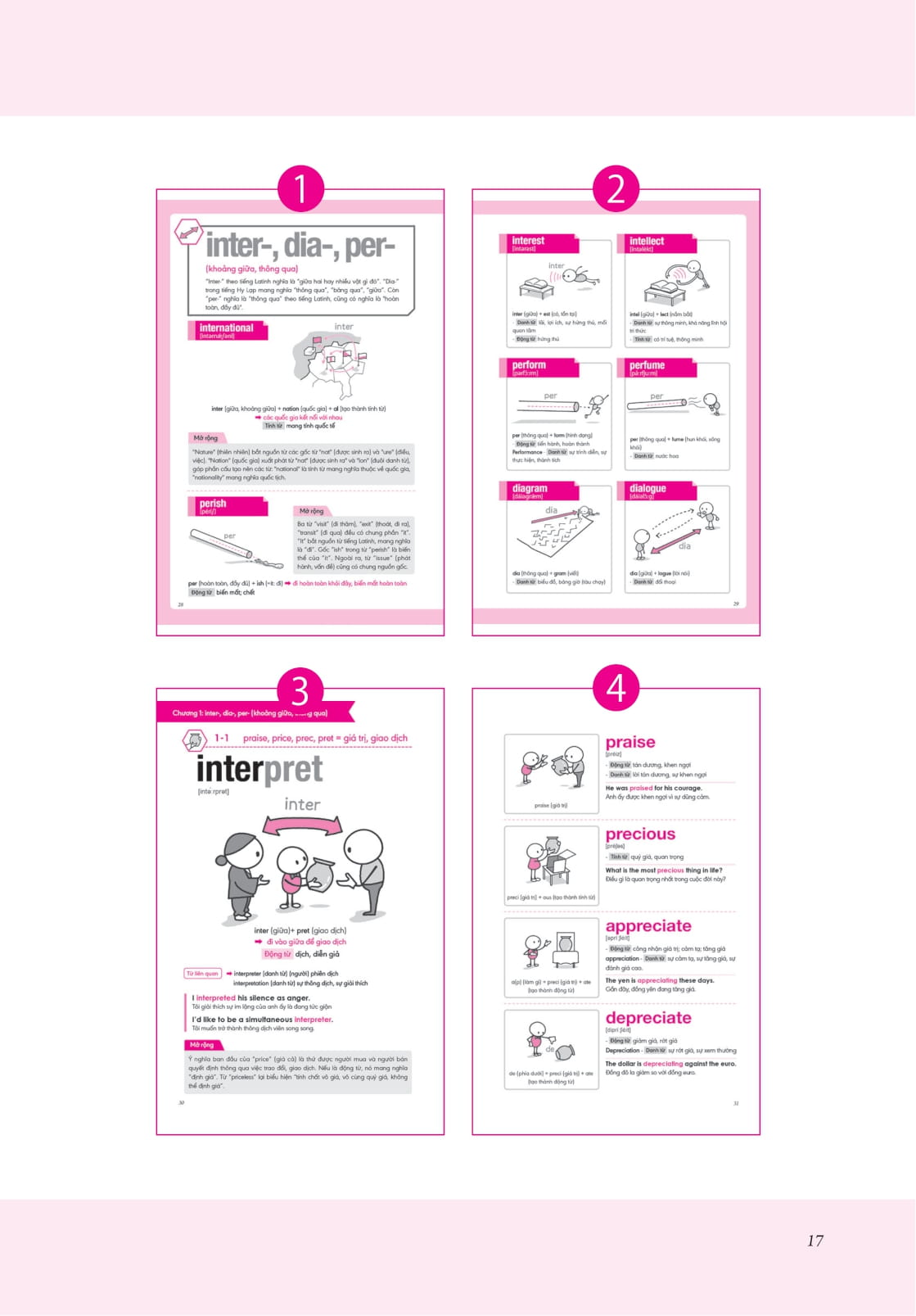 bộ nghiền từ vựng tiếng anh - học qua gốc từ bằng hình ảnh - gốc từ là bí quyết để ghi nhớ hàng nghìn từ vựng - quyển 2 - Ảnh 6