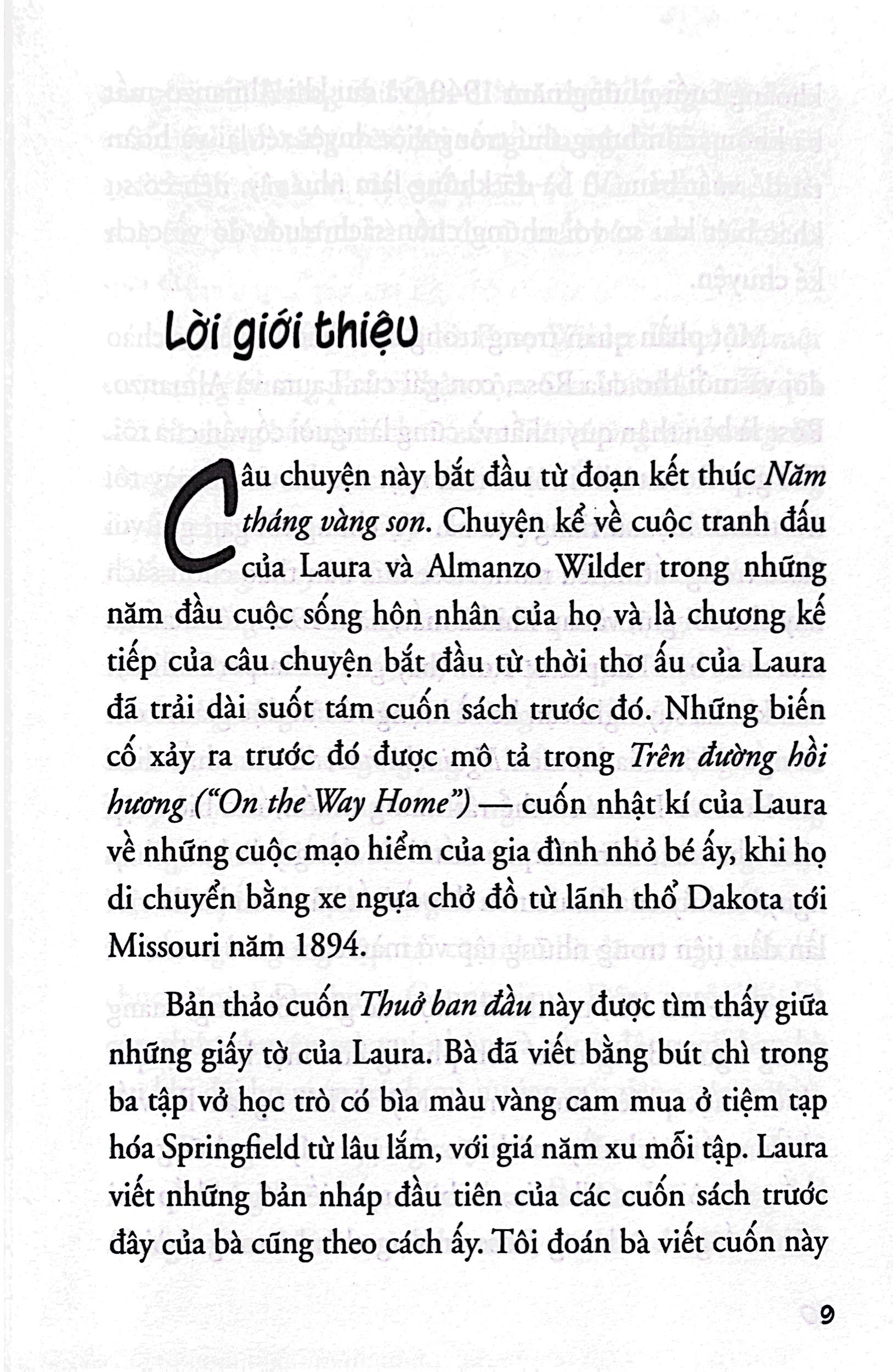 bộ ngôi nhà nhỏ trên thảo nguyên - tập 9 - thuở ban đầu (tái bản 2019) - Ảnh 4