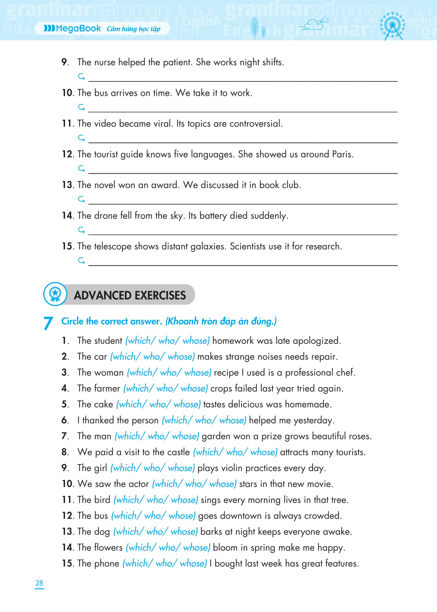 Bộ
Ngữ Pháp Tiếng Anh Nâng Cao 9 - Tập 2 - Ảnh 12