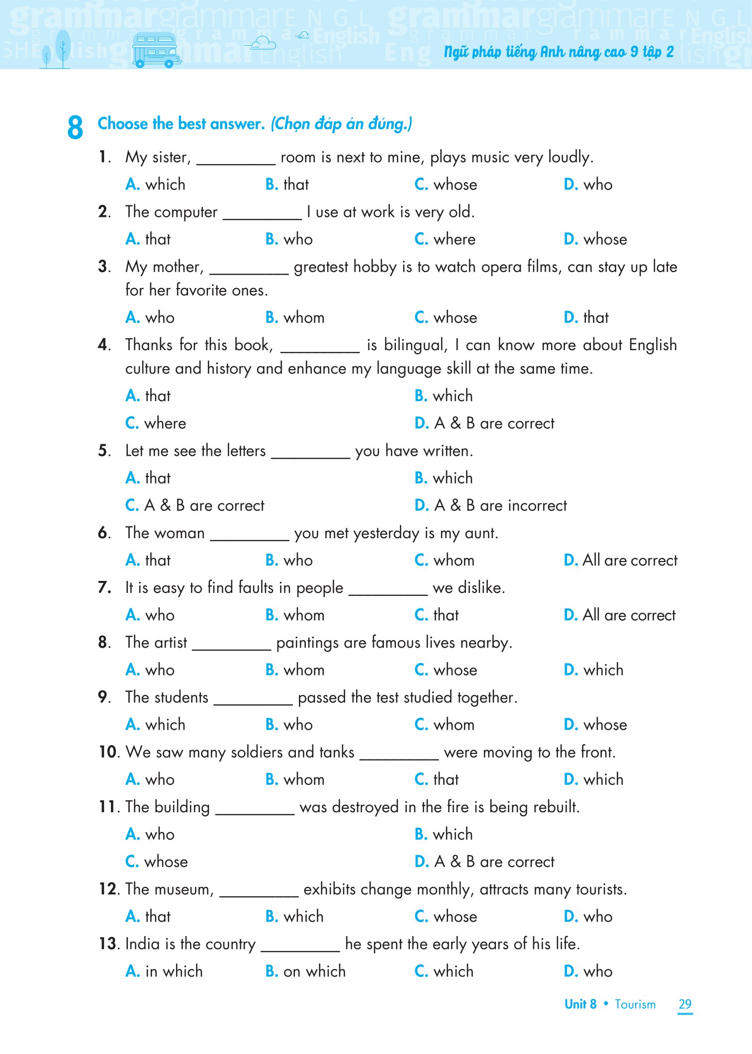 Bộ
Ngữ Pháp Tiếng Anh Nâng Cao 9 - Tập 2 - Ảnh 13