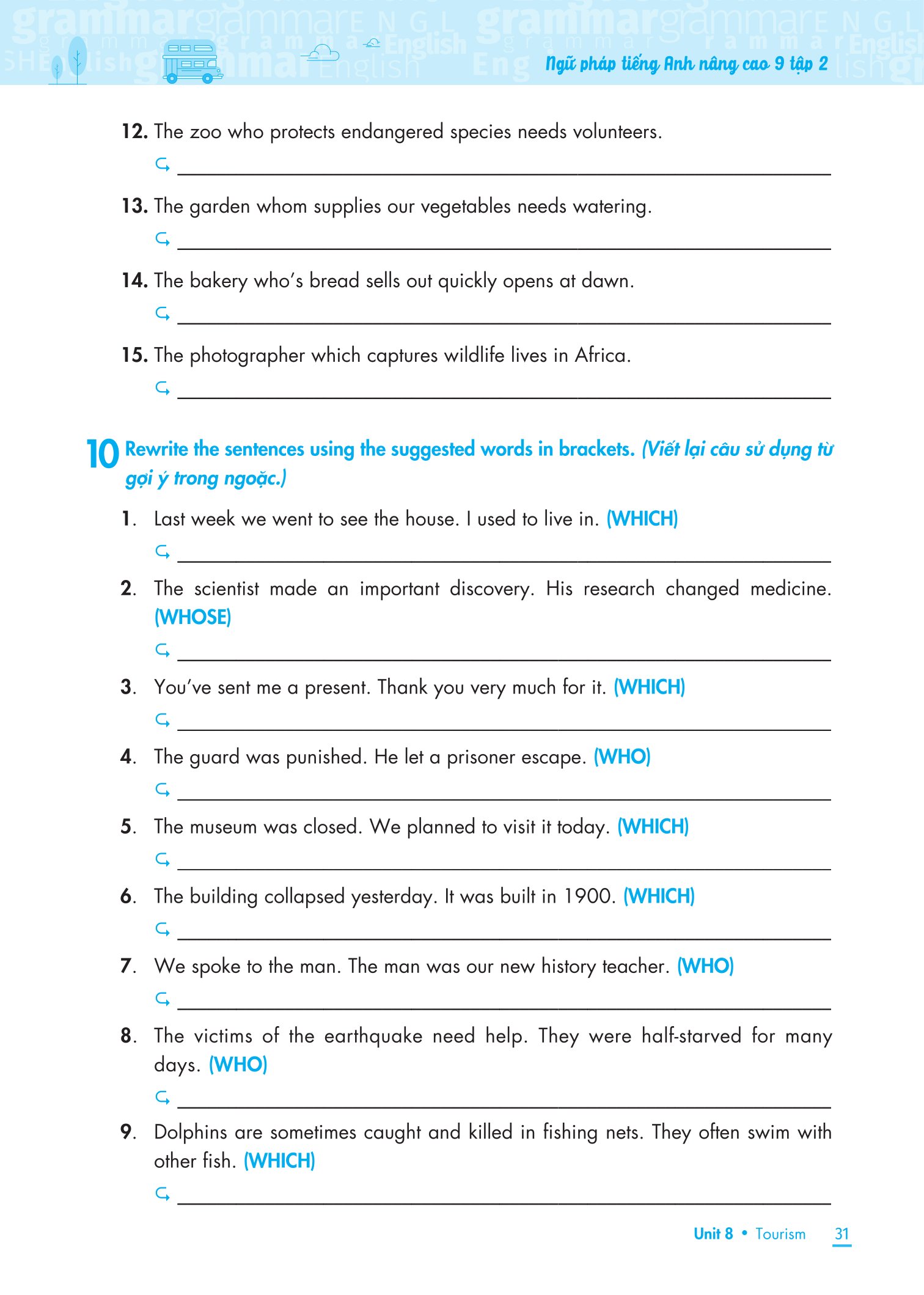 Bộ
Ngữ Pháp Tiếng Anh Nâng Cao 9 - Tập 2 - Ảnh 15