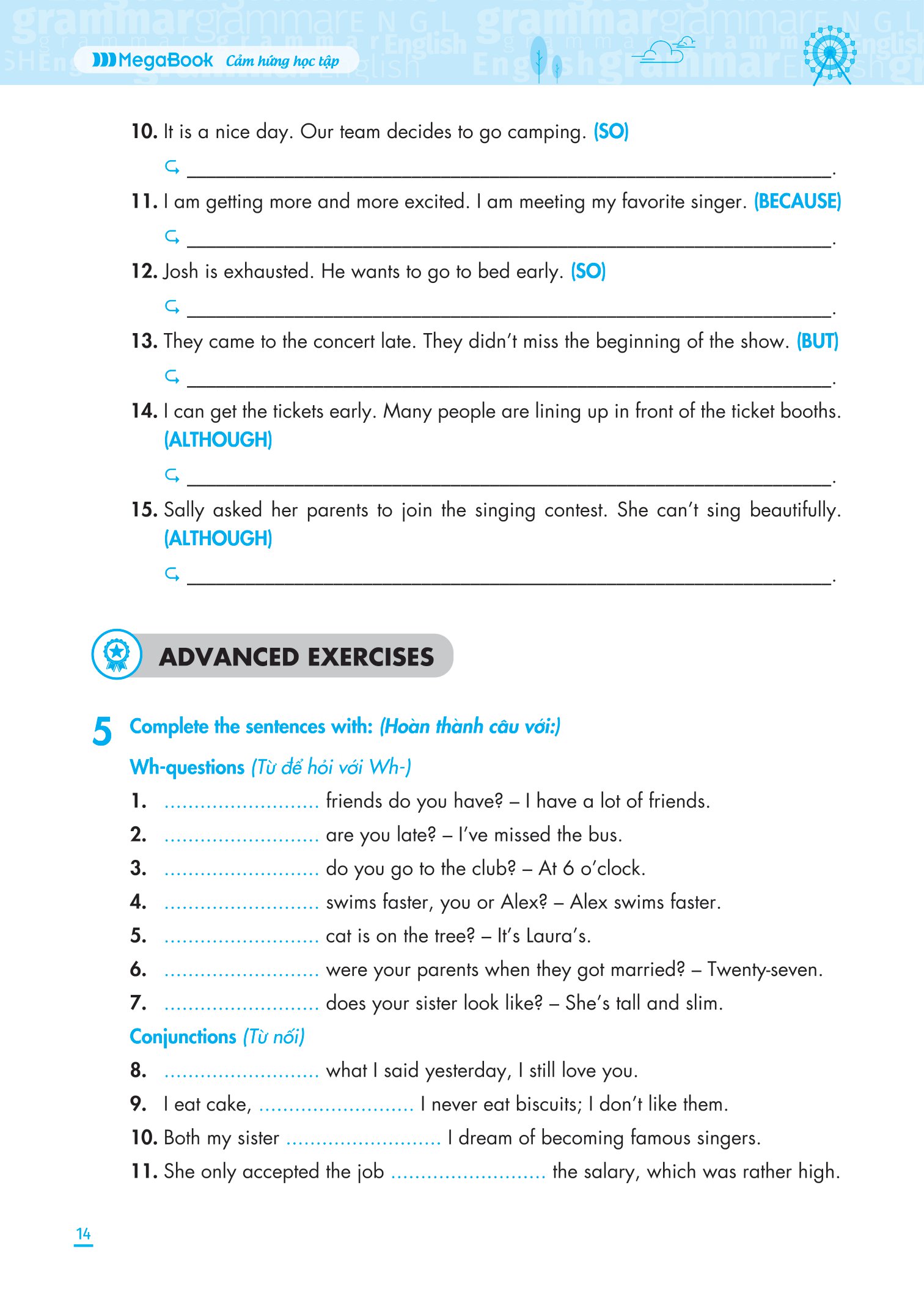 bộ ngữ pháp tiếng anh nâng cao lớp 6 - tập 2 - Ảnh 13