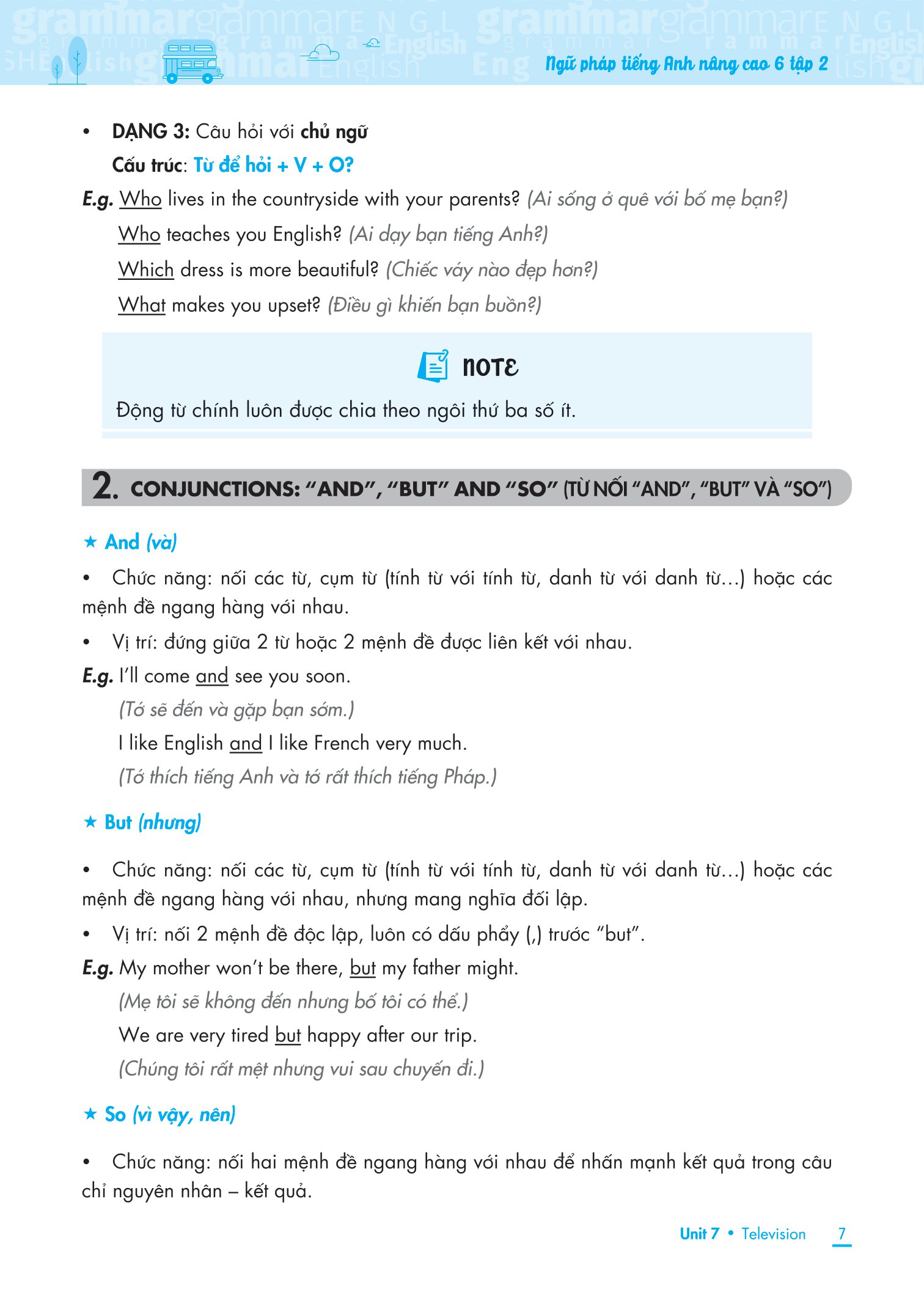 bộ ngữ pháp tiếng anh nâng cao lớp 6 - tập 2 - Ảnh 8