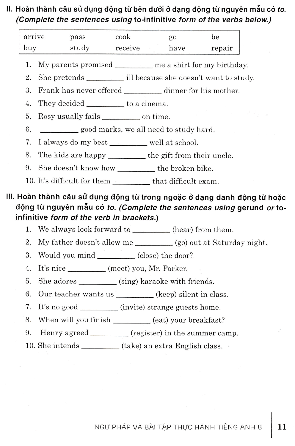 bộ ngữ pháp và bài tập thực hành anh 8 (bám sát sgk global success - kết nối tri thức với cuộc sống) - Ảnh 10