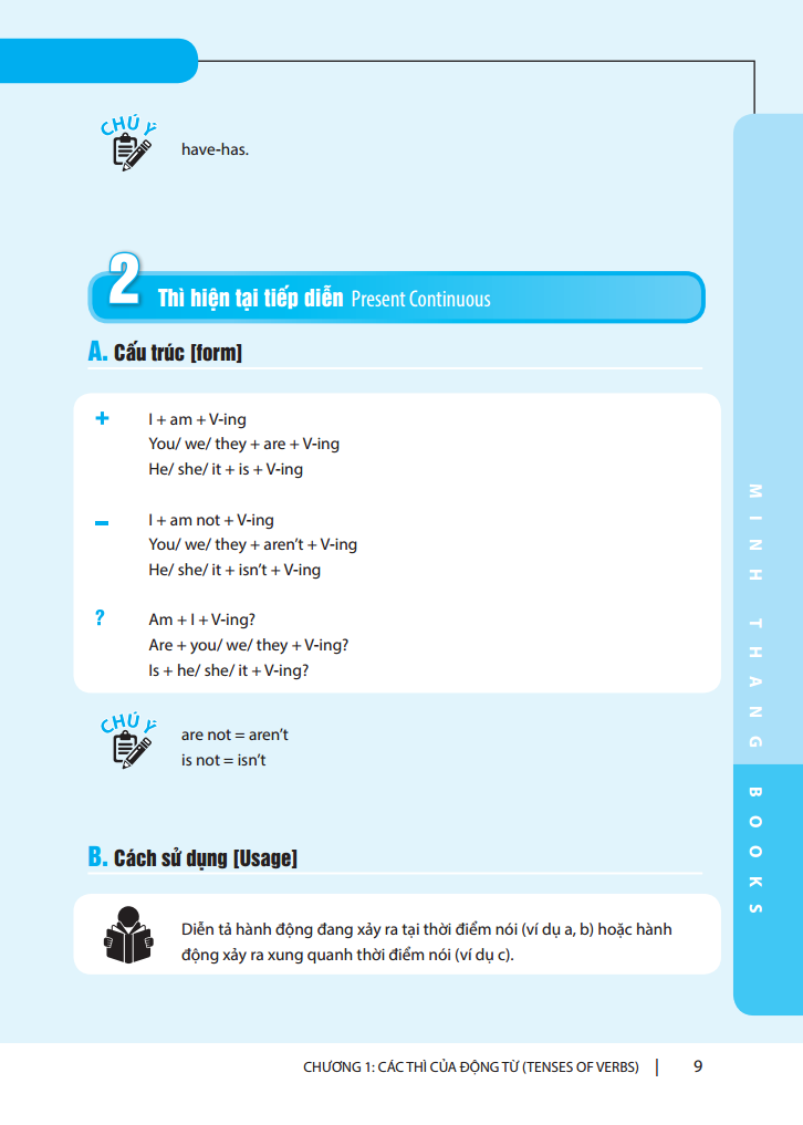 bộ ngữ pháp và giải thích chi tiết ngữ pháp tiếng anh - cơ bản và nâng cao - tập 1 (tái bản 2023) - Ảnh 6