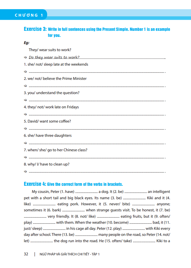 bộ ngữ pháp và giải thích chi tiết ngữ pháp tiếng anh - cơ bản và nâng cao - tập 1 (tái bản 2023) - Ảnh 8