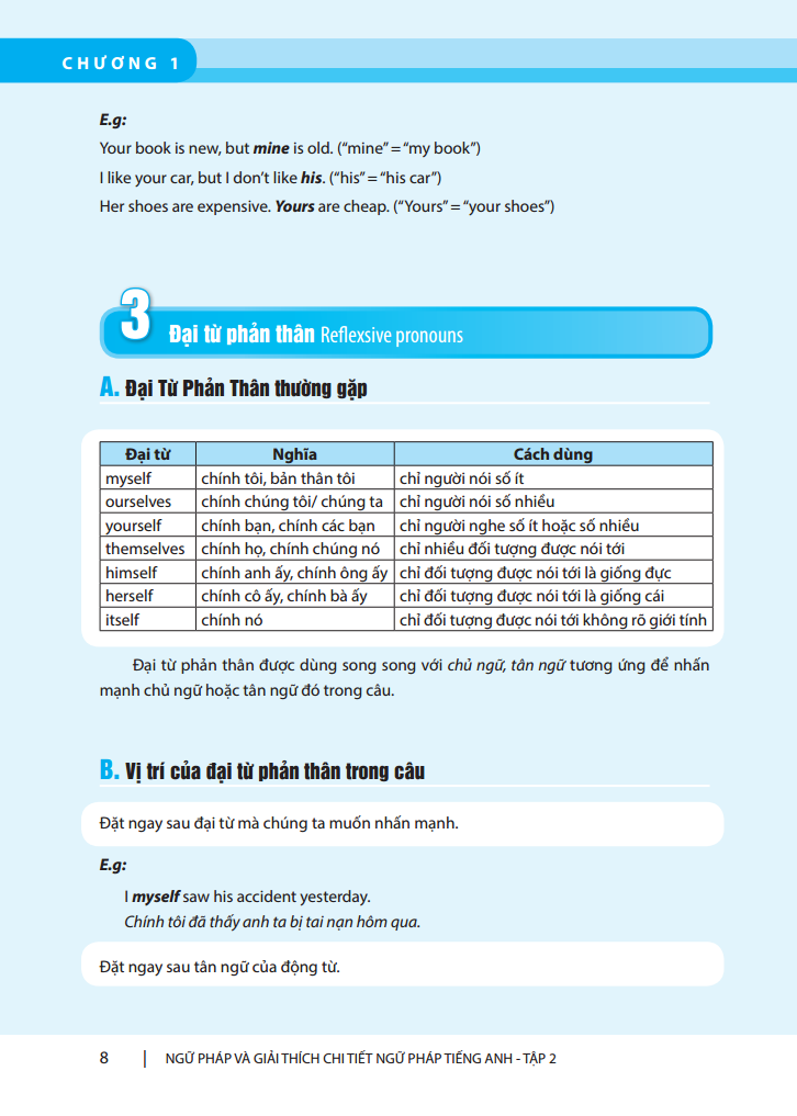 bộ ngữ pháp và giải thích chi tiết ngữ pháp tiếng anh - cơ bản và nâng cao - tập 2 (tái bản 2023) - Ảnh 5