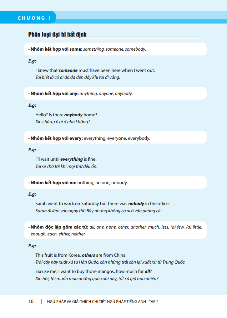 bộ ngữ pháp và giải thích chi tiết ngữ pháp tiếng anh - cơ bản và nâng cao - tập 2 (tái bản 2023) - Ảnh 7