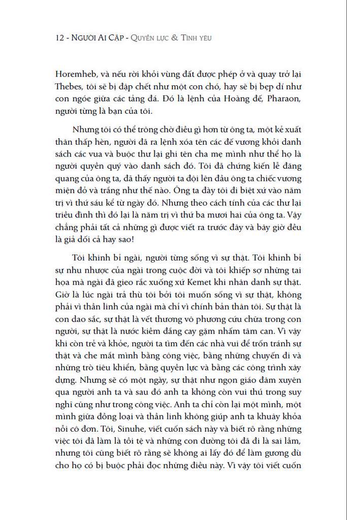 bộ người ai cập - quyền lực và tình yêu - tập 1 - Ảnh 12