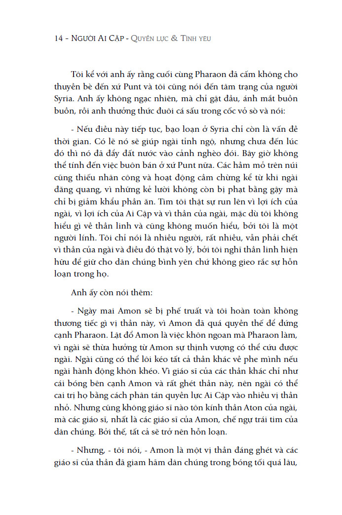 bộ người ai cập - quyền lực và tình yêu - tập 2 - Ảnh 13